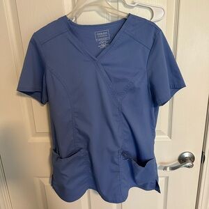 Cherokee light blue scrub set